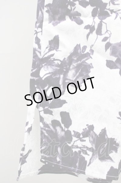 画像5: CIVARIZE / ローズロングジャガードシャツ 46 ホワイトｘパープル T-25-09-03-012-CI-sh-YM-ZT (5)