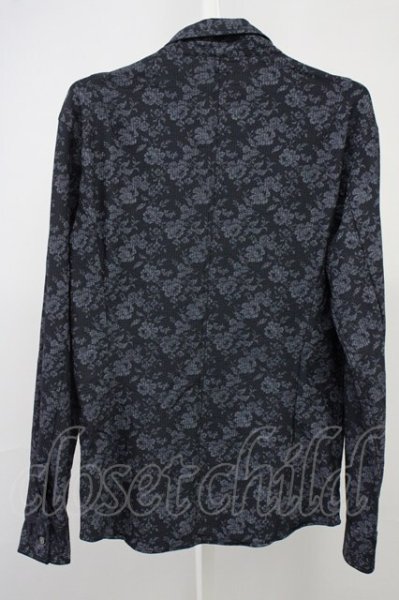 画像2: TORNADO MART / サッカーハイテンションフラワープリントシャツ LL ブラック T-25-09-03-013-TO-sh-YM-ZT064 (2)