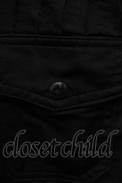 画像4: Roen / デストロイタックウエスタンシャツ 46 ブラックｘレッド T-25-09-03-014-Ro-sh-YM-ZT064 (4)