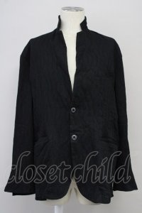 BUFFALO BOBS / PLEATS-TAILORED(プリーツテーラード)テーラードジャケット 3-4 ブラック T-25-09-03-018-BU-ja-YM-ZT