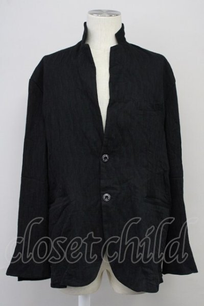 画像1: BUFFALO BOBS / PLEATS-TAILORED(プリーツテーラード)テーラードジャケット 3-4 ブラック T-25-09-03-018-BU-ja-YM-ZT064 (1)