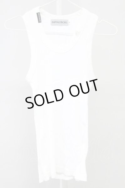 画像1: BUFFALO BOBS / ビッグバインダーテレコタンクトップ 2 ホワイト T-25-09-05-001-BU-to-YM-ZT171 (1)