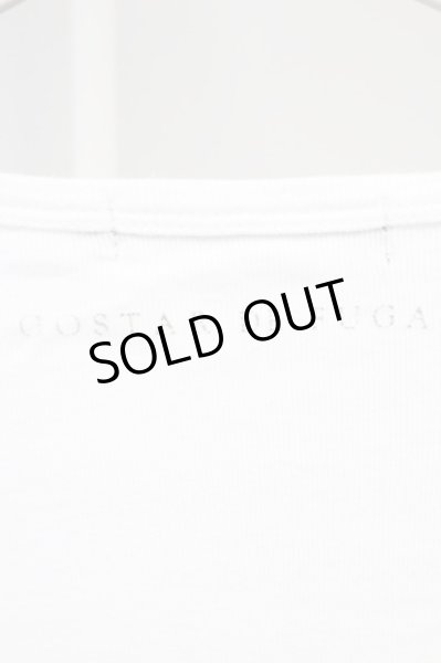 画像5: GOSTAR DE FUGA / 半袖エンブレム刺繍Tシャツ 44 ホワイト T-25-09-05-002-GO-ts-YM-ZT (5)