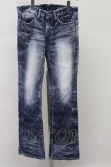 FUGA / 銀糸混ヴィンテージデニムパンツ 44 インディゴ T-25-09-05-019-FU-pa-YM-ZT