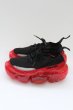 画像2: grounds / ロイヤルフラッシュ別注 MOOPIE T2 シューズ UK42（26cm） ブラックｘレッド T-25-09-05-020-GR-sho-YM-ZT-S008 (2)