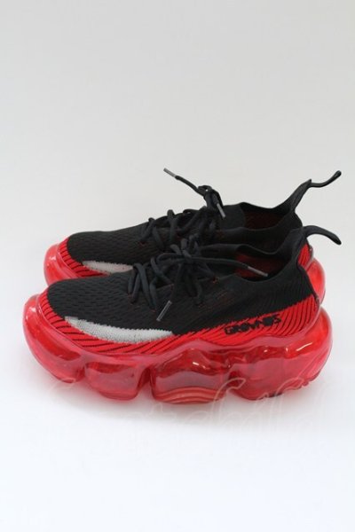 画像2: grounds / ロイヤルフラッシュ別注 MOOPIE T2 シューズ UK42（26cm） ブラックｘレッド T-25-09-05-020-GR-sho-YM-ZT