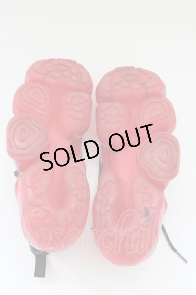 画像4: grounds / ロイヤルフラッシュ別注 MOOPIE T2 シューズ UK42（26cm） ブラックｘレッド T-25-09-05-020-GR-sho-YM-ZT-S008 (4)