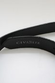画像3: CIVARIZE / パテントエンボスベルト 44 ブラックｘシルバー T-25-09-05-023-CI-0-YM-ZT (3)
