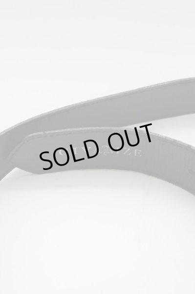 画像3: CIVARIZE / パテントエンボスベルト 44 ブラックｘシルバー T-25-09-05-023-CI-0-YM-ZT191 (3)