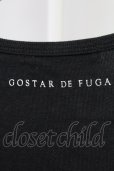 画像4: GOSTAR DE FUGA / 半袖エンブレム刺繍Tシャツ 44 ブラック T-25-09-05-003-GO-ts-YM-ZT (4)