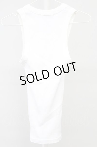 画像2: BUFFALO BOBS / ビッグバインダーテレコタンクトップ 2 ホワイト T-25-09-05-001-BU-to-YM-ZT171 (2)