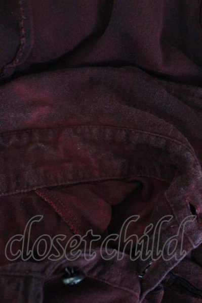 画像8: FUGA / エンブロイダリークロスコーティングポロシャツ 44 レッド T-25-09-05-004-FU-ts-YM-ZT171 (8)