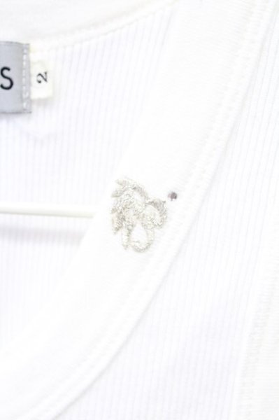 画像3: BUFFALO BOBS / ビッグバインダーテレコタンクトップ 2 ホワイト T-25-09-05-001-BU-to-YM-ZT171 (3)