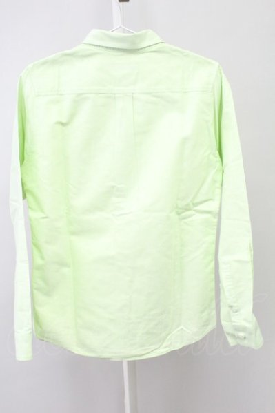 画像2: GOSTAR DE FUGA / Inpulse ワイドカラーオックスシャツ 44 ライムグリーン T-25-09-05-007-GO-sh-YM-ZT171 (2)