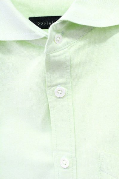 画像3: GOSTAR DE FUGA / Inpulse ワイドカラーオックスシャツ 44 ライムグリーン T-25-09-05-007-GO-sh-YM-ZT171 (3)
