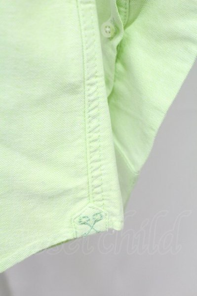 画像4: GOSTAR DE FUGA / Inpulse ワイドカラーオックスシャツ 44 ライムグリーン T-25-09-05-007-GO-sh-YM-ZT171 (4)