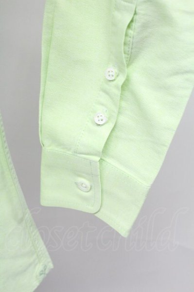画像5: GOSTAR DE FUGA / Inpulse ワイドカラーオックスシャツ 44 ライムグリーン T-25-09-05-007-GO-sh-YM-ZT171 (5)