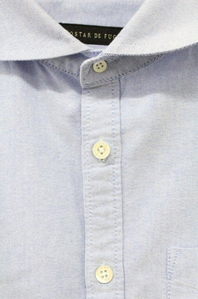 画像3: GOSTAR DE FUGA / Mainstream ボタンダウンブロード 44 ライトブルー T-25-09-05-008-GO-sh-YM-ZT171 (3)