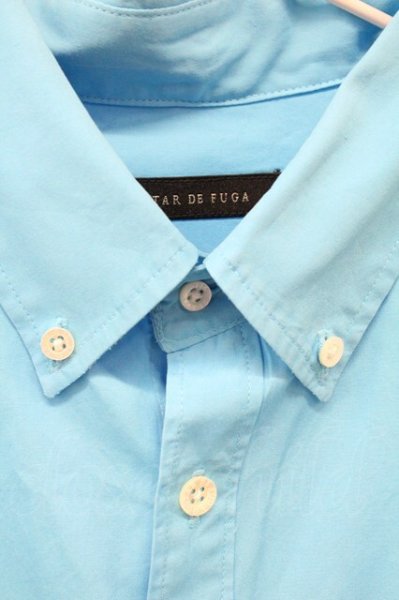 画像3: GOSTAR DE FUGA / Inpulse ワイドカラーオックスシャツ 44 ブルー T-25-09-05-009-GO-sh-YM-ZT171 (3)