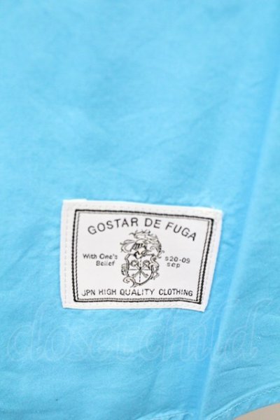 画像4: GOSTAR DE FUGA / Inpulse ワイドカラーオックスシャツ 44 ブルー T-25-09-05-009-GO-sh-YM-ZT