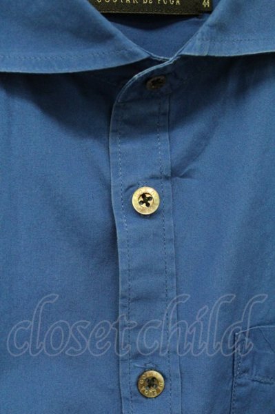 画像3: GOSTAR DE FUGA / Initiative ワイドカラーブロードシャツ 44 ブルー T-25-09-05-010-GO-sh-YM-ZT171 (3)