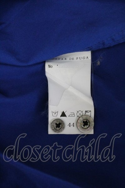 画像6: GOSTAR DE FUGA / Initiative ワイドカラーブロードシャツ 44 ブルー T-25-09-05-010-GO-sh-YM-ZT171 (6)