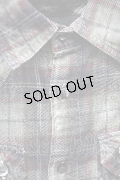 画像3: FUGA / Square 顔料加工チェックウエスタンシャツ 44 レッドｘグレー T-25-09-05-012-FU-sh-YM-ZT (3)