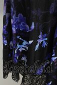 画像4: CIVARIZE / Angerレイヤードレーストッパーフラワーカーディガン 44 ブラックｘブルー T-25-09-05-013-CI-to-YM-ZT