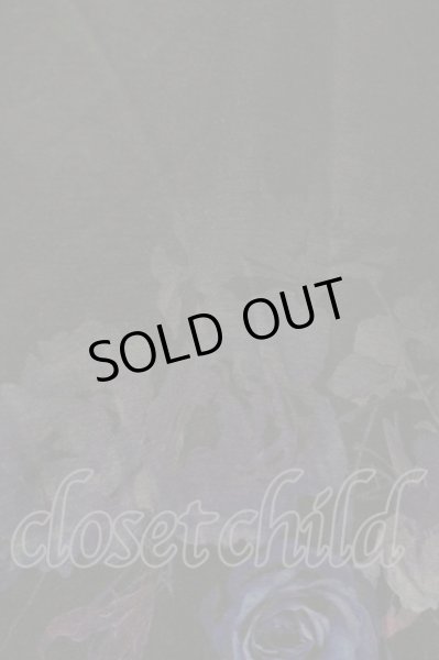 画像5: CIVARIZE / Angerレイヤードレーストッパーフラワーカーディガン 44 ブラックｘブルー T-25-09-05-013-CI-to-YM-ZT026 (5)