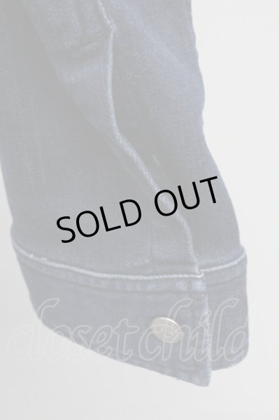 画像5: Zero by TORNADO MART / ハイパーストレッチデニムシャツ M インディゴ T-25-09-05-015-Ze-sh-YM-ZT (5)