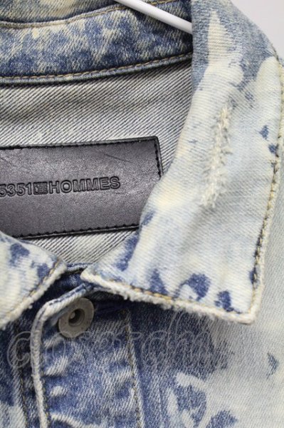 画像3: 5351pour les Hommes / ストレッチデニムGジャンブリーチジャケット 1 インディゴ T-25-09-05-016-53-ja-YM-ZT026 (3)