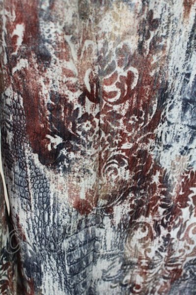 画像5: TORNADO MART / アラビアンクロコダイルプリントシャツ LL ブラウン T-25-09-11-019-TO-sh-YM-ZT220 (5)