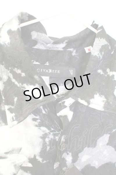 画像3: CIVARIZE / Ambition ローズジャガードロングシャツ 46 ブラック T-25-09-11-020-CI-sh-YM-ZT220 (3)