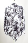 画像2: CIVARIZE / Invisible花柄ジャガードロングシャツ 46 ブラック T-25-09-11-021-CI-sh-YM-ZT (2)