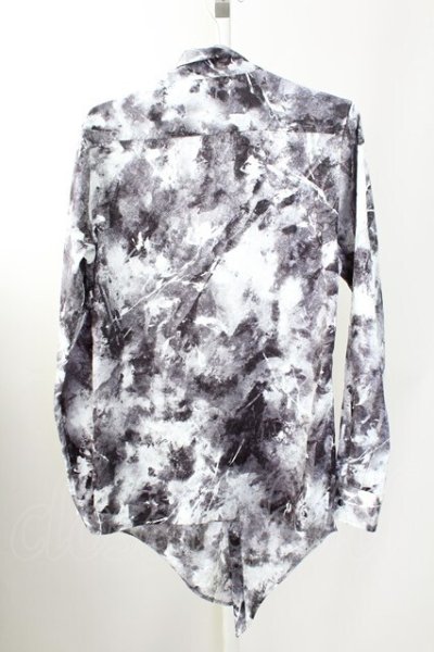 画像2: CIVARIZE / Invisible花柄ジャガードロングシャツ 46 ブラック T-25-09-11-021-CI-sh-YM-ZT