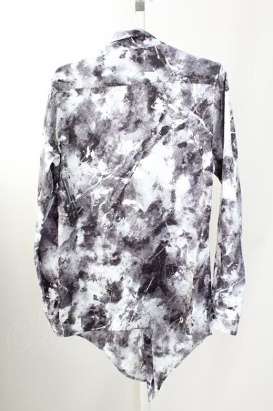 画像2: CIVARIZE / Invisible花柄ジャガードロングシャツ 46 ブラック T-25-09-11-021-CI-sh-YM-ZT220 (2)