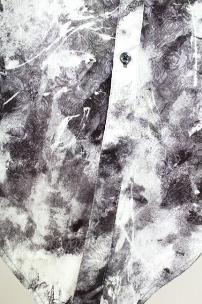 画像5: CIVARIZE / Invisible花柄ジャガードロングシャツ 46 ブラック T-25-09-11-021-CI-sh-YM-ZT220 (5)