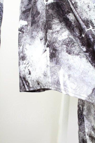 画像6: CIVARIZE / Invisible花柄ジャガードロングシャツ 46 ブラック T-25-09-11-021-CI-sh-YM-ZT220 (6)