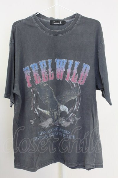 画像1: CavariA / ユーズドクルーネックTシャツ 44 グレー T-25-09-11-003-Ca-to-YM-ZT