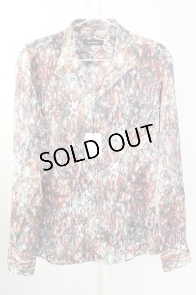 画像1: TORNADO MART / レオパードプリントシャツ LL ボルドー T-25-09-11-024-TO-sh-YM-ZT220 (1)