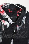 画像3: CIVARIZE / ストライプローズロングジャガードシャツ 46 ブラックｘレッド T-25-09-11-025-CI-sh-YM-ZT
