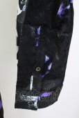 画像4: CIVARIZE / ストライプローズロングジャガードシャツ 46 ブラックｘパープル T-25-09-11-026-CI-sh-YM-ZT