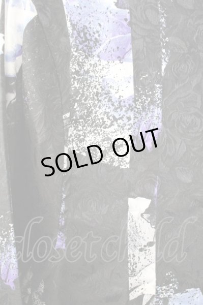 画像5: CIVARIZE / ストライプローズロングジャガードシャツ 46 ブラックｘパープル T-25-09-11-026-CI-sh-YM-ZT (5)