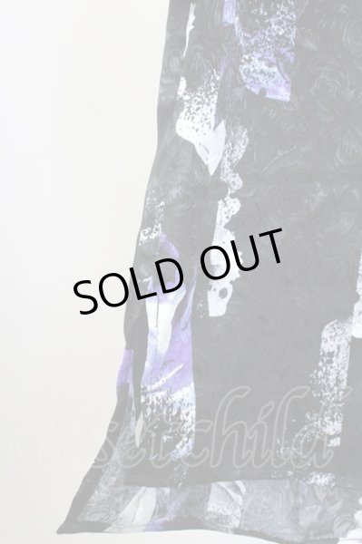 画像6: CIVARIZE / ストライプローズロングジャガードシャツ 46 ブラックｘパープル T-25-09-11-026-CI-sh-YM-ZT (6)