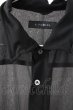 画像3: CIVARIZE / Superbness シフォンシャツガウン F ブラック T-25-09-11-028-CI-sh-YM-ZT220 (3)