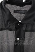 画像3: CIVARIZE / Superbness シフォンシャツガウン F ブラック T-25-09-11-028-CI-sh-YM-ZT
