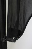 画像4: CIVARIZE / Superbness シフォンシャツガウン F ブラック T-25-09-11-028-CI-sh-YM-ZT