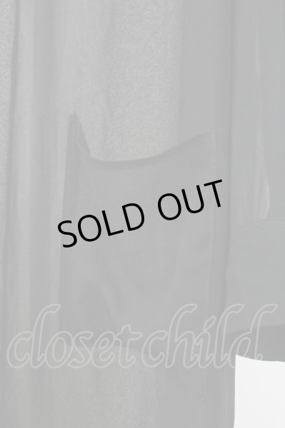 画像5: CIVARIZE / Superbness シフォンシャツガウン F ブラック T-25-09-11-028-CI-sh-YM-ZT220 (5)