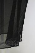 画像6: CIVARIZE / Superbness シフォンシャツガウン F ブラック T-25-09-11-028-CI-sh-YM-ZT