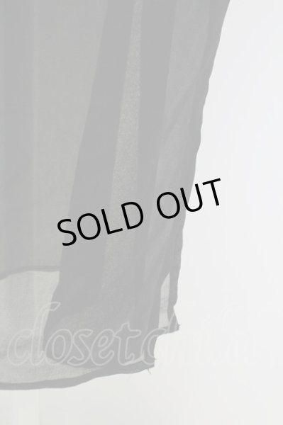 画像6: CIVARIZE / Superbness シフォンシャツガウン F ブラック T-25-09-11-028-CI-sh-YM-ZT220 (6)